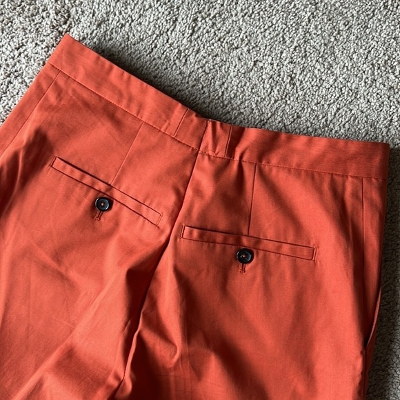 Paul Smith Orange Pleated Suit Trousers - Picture 6 of 13